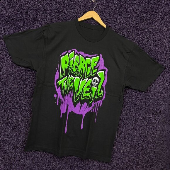 Pierce the Veil Grafitti Logo T-Shirt Size Extra Large - Picture 3 of 4